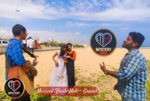 Musical flash mob surprise grand