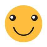 Sad and happy emoticons set