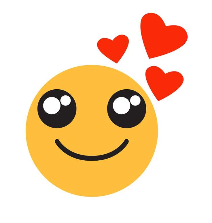 Sad and happy emoticons set