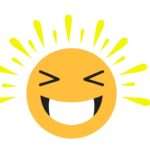 Sad and happy emoticons set