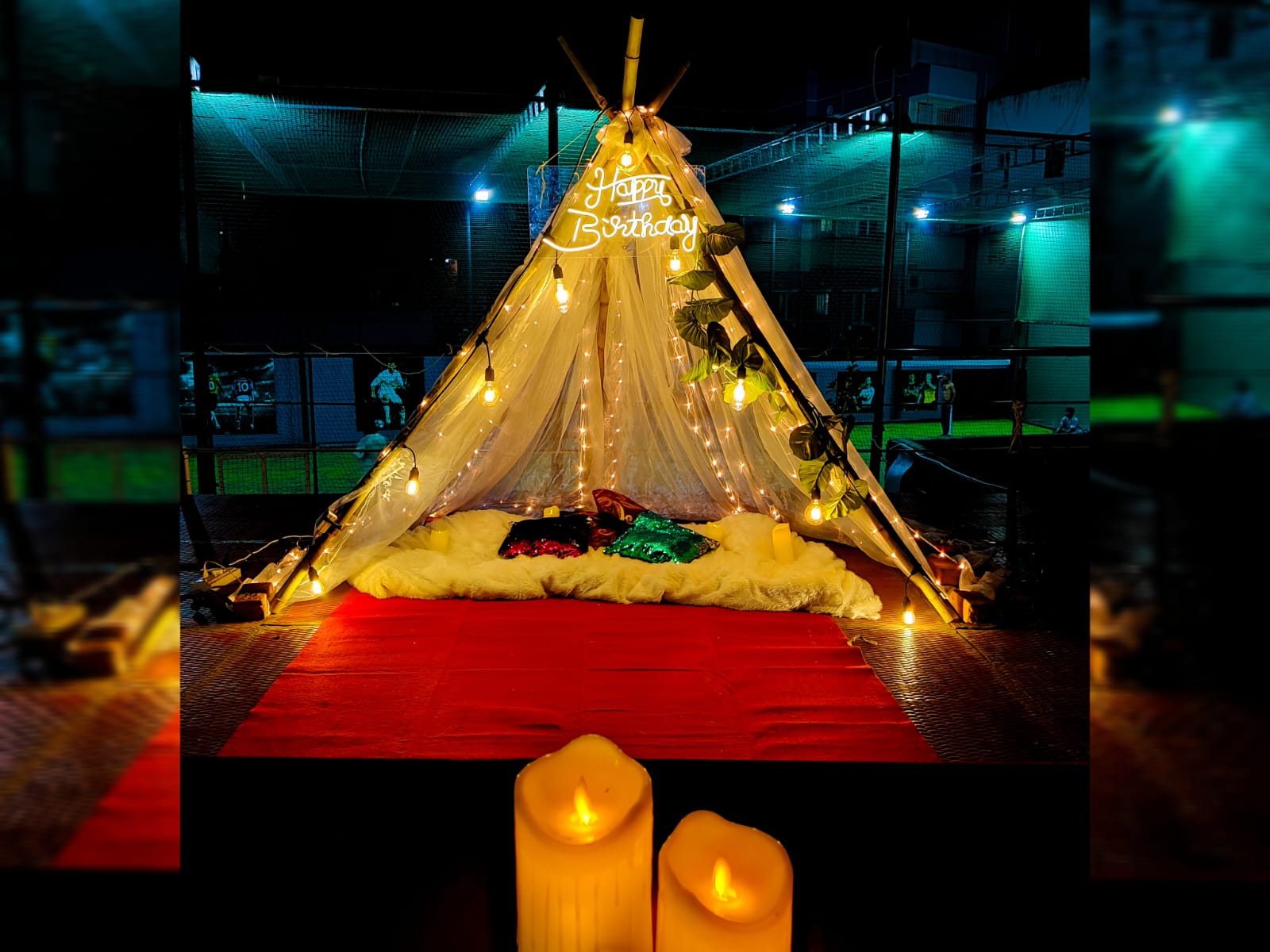 Tent Surprise in Terrace